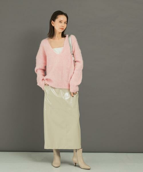 URBAN RESEARCH ROSSO / アーバンリサーチ ロッソ ニット・セーター | アルパカ混Vネックヘアリーニット | 詳細25