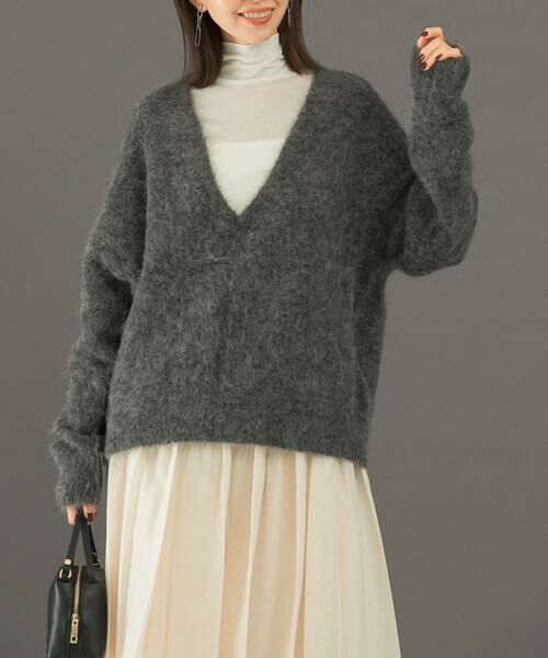 URBAN RESEARCH ROSSO / アーバンリサーチ ロッソ ニット・セーター | アルパカ混Vネックヘアリーニット | 詳細30