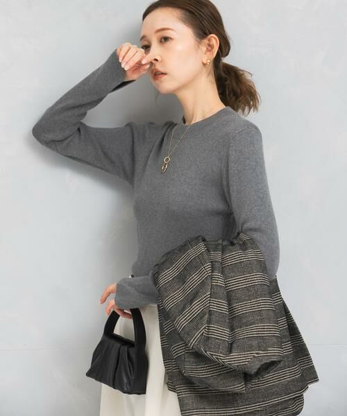 URBAN RESEARCH ROSSO / アーバンリサーチ ロッソ ニット・セーター | シルク混ハイネックリブニット | 詳細15