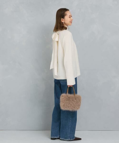 URBAN RESEARCH ROSSO / アーバンリサーチ ロッソ ニット・セーター | バックリボンニット | 詳細4