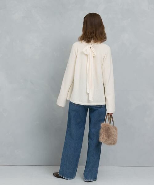 URBAN RESEARCH ROSSO / アーバンリサーチ ロッソ ニット・セーター | バックリボンニット | 詳細5