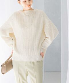 URBAN RESEARCH ROSSO / アーバンリサーチ ロッソ ニット・セーター | ボートネックバックスリット畦ニット