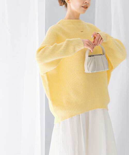 URBAN RESEARCH ROSSO / アーバンリサーチ ロッソ ニット・セーター | ボートネックバックスリット畦ニット | 詳細1