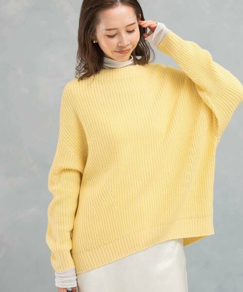 URBAN RESEARCH ROSSO / アーバンリサーチ ロッソ ニット・セーター | ボートネックバックスリット畦ニット | 詳細5