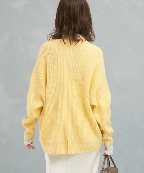 URBAN RESEARCH ROSSO / アーバンリサーチ ロッソ ニット・セーター | ボートネックバックスリット畦ニット | 詳細6