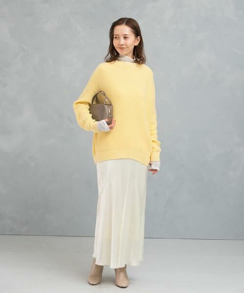 URBAN RESEARCH ROSSO / アーバンリサーチ ロッソ ニット・セーター | ボートネックバックスリット畦ニット | 詳細9