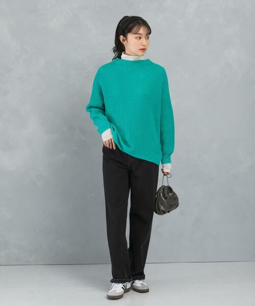 URBAN RESEARCH ROSSO / アーバンリサーチ ロッソ ニット・セーター | ボートネックバックスリット畦ニット | 詳細14