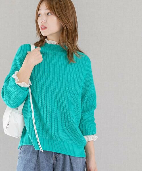 URBAN RESEARCH ROSSO / アーバンリサーチ ロッソ ニット・セーター | ボートネックバックスリット畦ニット | 詳細16