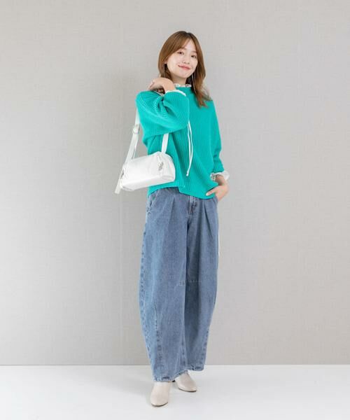 URBAN RESEARCH ROSSO / アーバンリサーチ ロッソ ニット・セーター | ボートネックバックスリット畦ニット | 詳細18