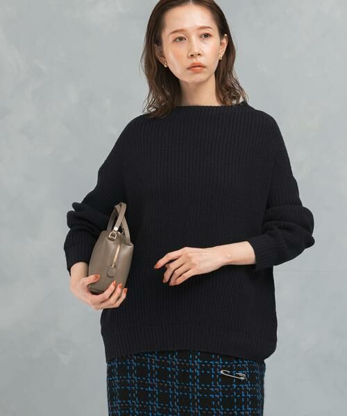 URBAN RESEARCH ROSSO / アーバンリサーチ ロッソ ニット・セーター | ボートネックバックスリット畦ニット | 詳細21