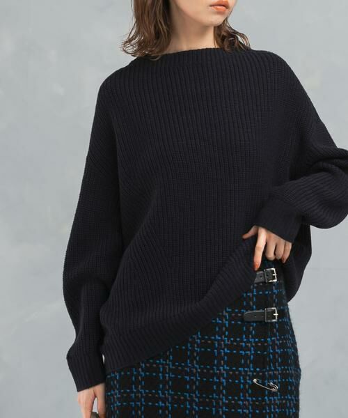 URBAN RESEARCH ROSSO / アーバンリサーチ ロッソ ニット・セーター | ボートネックバックスリット畦ニット | 詳細23
