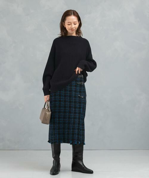 URBAN RESEARCH ROSSO / アーバンリサーチ ロッソ ニット・セーター | ボートネックバックスリット畦ニット | 詳細24