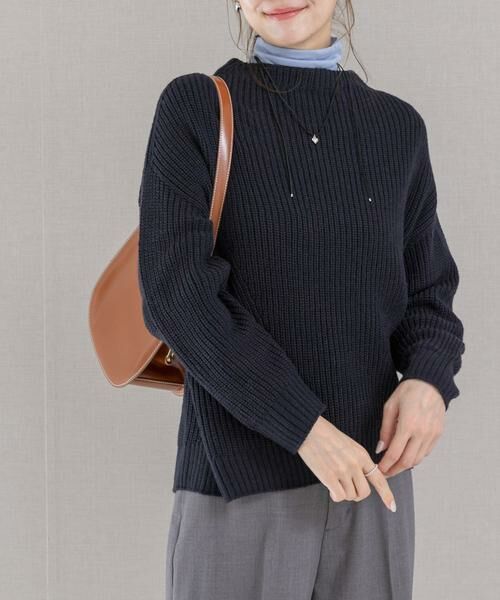 URBAN RESEARCH ROSSO / アーバンリサーチ ロッソ ニット・セーター | ボートネックバックスリット畦ニット | 詳細26
