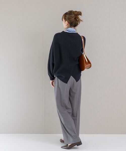 URBAN RESEARCH ROSSO / アーバンリサーチ ロッソ ニット・セーター | ボートネックバックスリット畦ニット | 詳細28