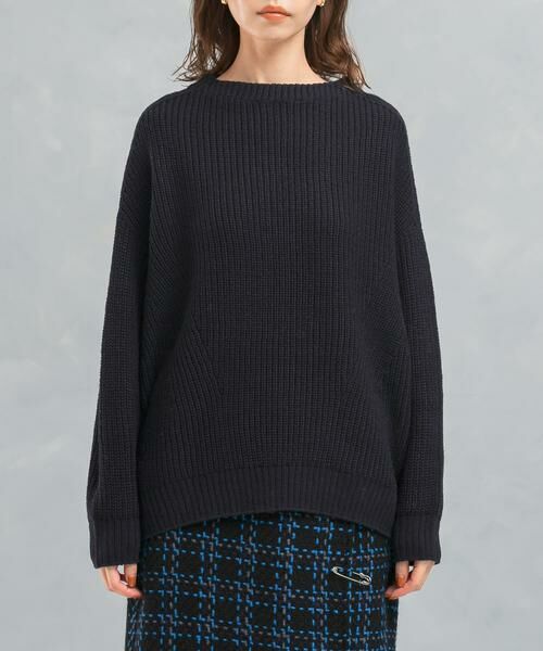 URBAN RESEARCH ROSSO / アーバンリサーチ ロッソ ニット・セーター | ボートネックバックスリット畦ニット | 詳細29