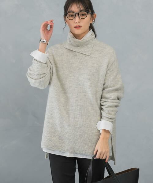URBAN RESEARCH ROSSO / アーバンリサーチ ロッソ ニット・セーター | スリットタートルネックニット | 詳細22