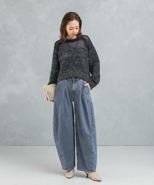 URBAN RESEARCH ROSSO / アーバンリサーチ ロッソ ニット・セーター | 『WEB限定』ドッキングラメニット | 詳細4