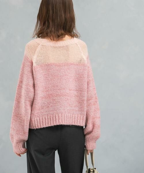 URBAN RESEARCH ROSSO / アーバンリサーチ ロッソ ニット・セーター | 『WEB限定』ドッキングラメニット | 詳細19