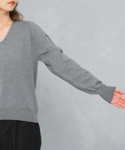 URBAN RESEARCH ROSSO / アーバンリサーチ ロッソ ニット・セーター | アンチピリングVネックシームレスニット | 詳細19