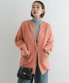 URBAN RESEARCH ROSSO / アーバンリサーチ ロッソ カーディガン・ボレロ | F by ROSSO　カラーシャギーミドルカーディガン