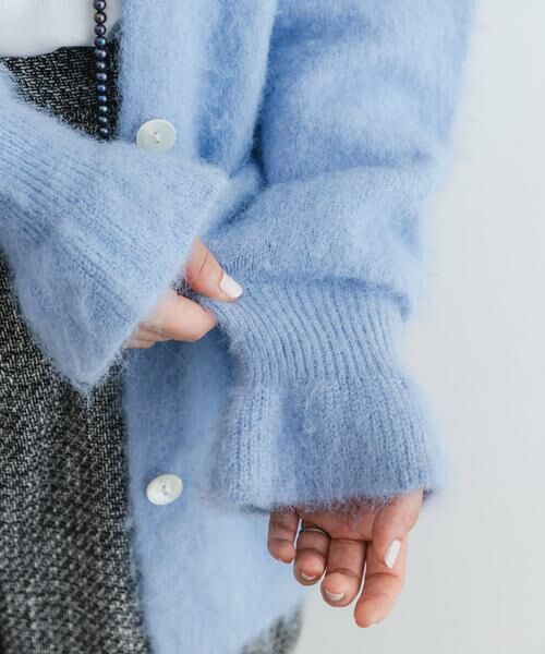 URBAN RESEARCH ROSSO / アーバンリサーチ ロッソ カーディガン・ボレロ | F by ROSSO　カラーシャギーミドルカーディガン | 詳細12