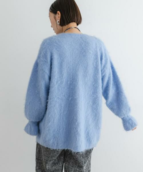 URBAN RESEARCH ROSSO / アーバンリサーチ ロッソ カーディガン・ボレロ | F by ROSSO　カラーシャギーミドルカーディガン | 詳細7