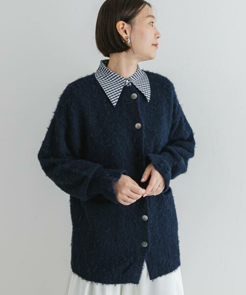 URBAN RESEARCH ROSSO / アーバンリサーチ ロッソ カーディガン・ボレロ | F by ROSSO　カラーシャギーミドルカーディガン | 詳細25