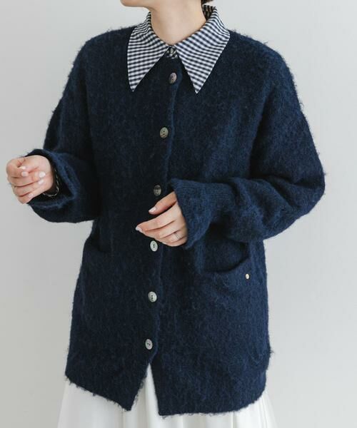 URBAN RESEARCH ROSSO / アーバンリサーチ ロッソ カーディガン・ボレロ | F by ROSSO　カラーシャギーミドルカーディガン | 詳細22