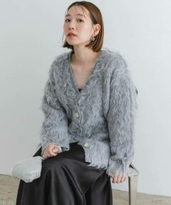 URBAN RESEARCH ROSSO / アーバンリサーチ ロッソ カーディガン・ボレロ | F by ROSSO　シープドッグシャギーカーディガン