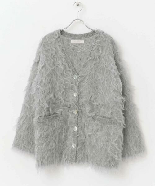 URBAN RESEARCH ROSSO / アーバンリサーチ ロッソ カーディガン・ボレロ | F by ROSSO　シープドッグシャギーカーディガン | 詳細7