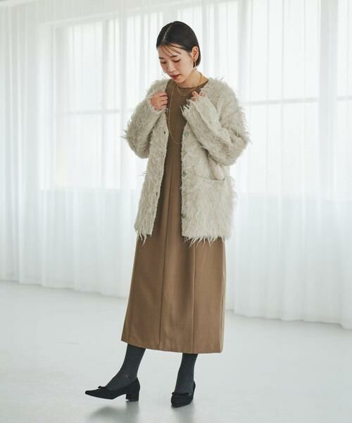 URBAN RESEARCH ROSSO / アーバンリサーチ ロッソ カーディガン・ボレロ | F by ROSSO　シープドッグシャギーカーディガン | 詳細13