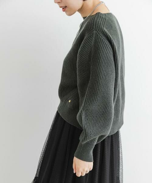 URBAN RESEARCH ROSSO / アーバンリサーチ ロッソ ニット・セーター | F by ROSSO　ハミルトンボリュームスリーブ畦ニット | 詳細3