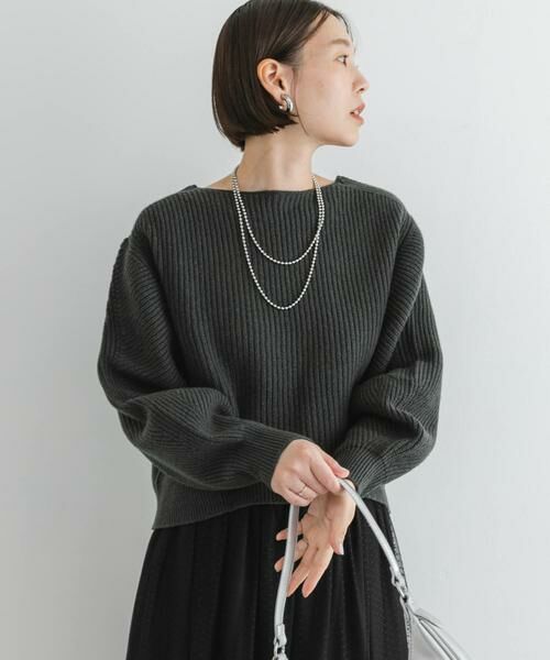 URBAN RESEARCH ROSSO / アーバンリサーチ ロッソ ニット・セーター | F by ROSSO　ハミルトンボリュームスリーブ畦ニット | 詳細5