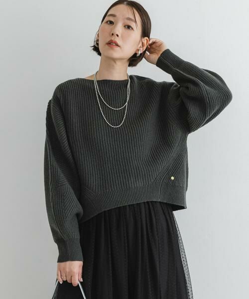 URBAN RESEARCH ROSSO / アーバンリサーチ ロッソ ニット・セーター | F by ROSSO　ハミルトンボリュームスリーブ畦ニット | 詳細6