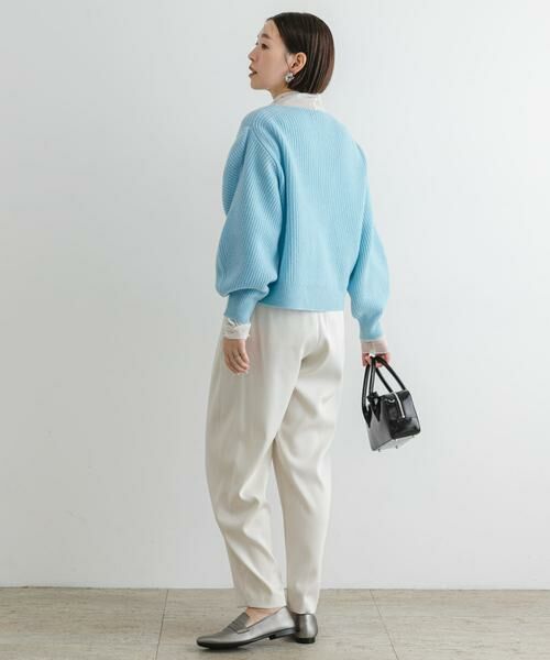 URBAN RESEARCH ROSSO / アーバンリサーチ ロッソ ニット・セーター | F by ROSSO　ハミルトンボリュームスリーブ畦ニット | 詳細19