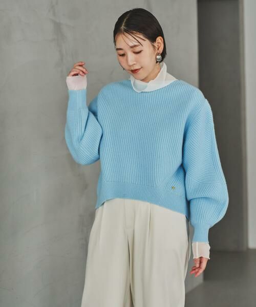 URBAN RESEARCH ROSSO / アーバンリサーチ ロッソ ニット・セーター | F by ROSSO　ハミルトンボリュームスリーブ畦ニット | 詳細11