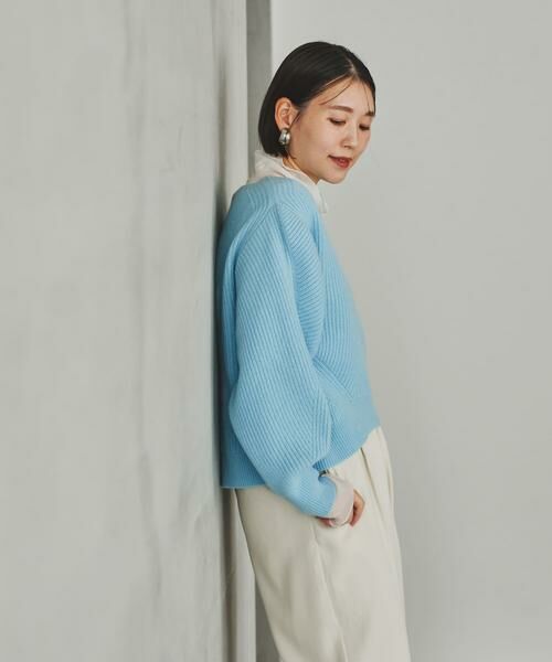 URBAN RESEARCH ROSSO / アーバンリサーチ ロッソ ニット・セーター | F by ROSSO　ハミルトンボリュームスリーブ畦ニット | 詳細13