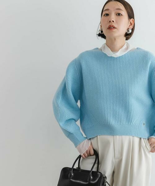 URBAN RESEARCH ROSSO / アーバンリサーチ ロッソ ニット・セーター | F by ROSSO　ハミルトンボリュームスリーブ畦ニット | 詳細15