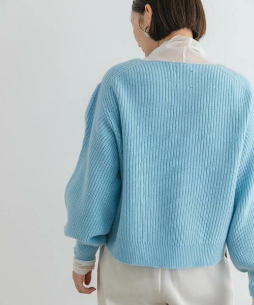 URBAN RESEARCH ROSSO / アーバンリサーチ ロッソ ニット・セーター | F by ROSSO　ハミルトンボリュームスリーブ畦ニット | 詳細17