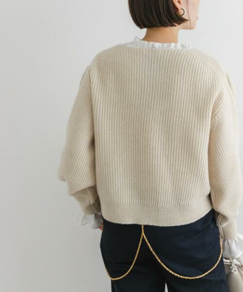 URBAN RESEARCH ROSSO / アーバンリサーチ ロッソ ニット・セーター | F by ROSSO　ハミルトンボリュームスリーブ畦ニット | 詳細28