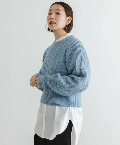 URBAN RESEARCH ROSSO / アーバンリサーチ ロッソ ニット・セーター | F by ROSSO　ラメノットヤーンショートニット | 詳細2