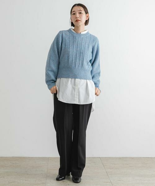 URBAN RESEARCH ROSSO / アーバンリサーチ ロッソ ニット・セーター | F by ROSSO　ラメノットヤーンショートニット | 詳細4