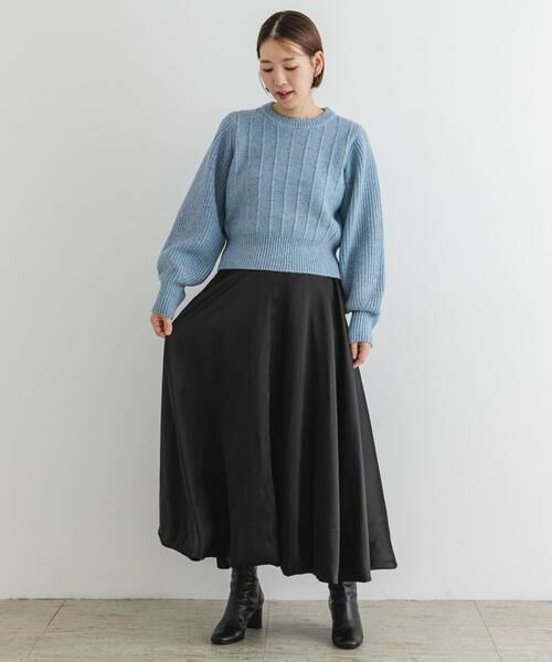 URBAN RESEARCH ROSSO / アーバンリサーチ ロッソ ニット・セーター | F by ROSSO　ラメノットヤーンショートニット | 詳細7