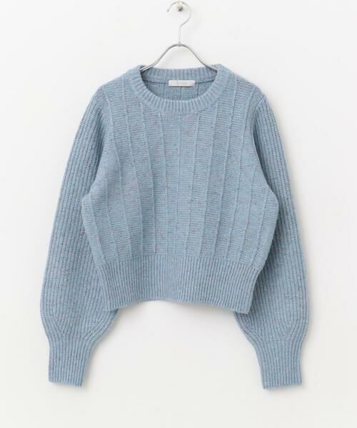 URBAN RESEARCH ROSSO / アーバンリサーチ ロッソ ニット・セーター | F by ROSSO　ラメノットヤーンショートニット | 詳細8