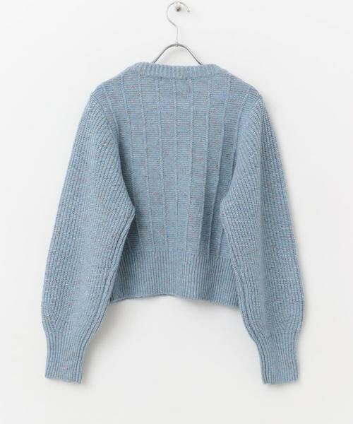 URBAN RESEARCH ROSSO / アーバンリサーチ ロッソ ニット・セーター | F by ROSSO　ラメノットヤーンショートニット | 詳細9