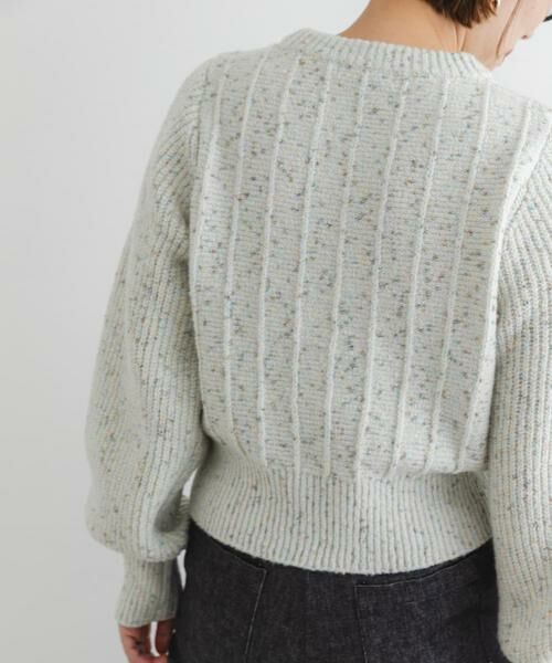 URBAN RESEARCH ROSSO / アーバンリサーチ ロッソ ニット・セーター | F by ROSSO　ラメノットヤーンショートニット | 詳細14