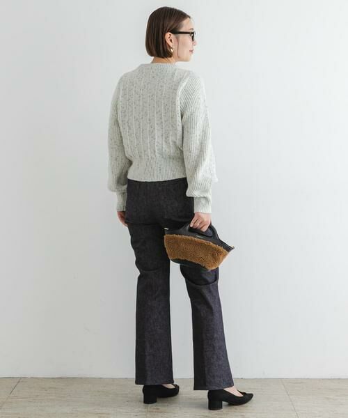 URBAN RESEARCH ROSSO / アーバンリサーチ ロッソ ニット・セーター | F by ROSSO　ラメノットヤーンショートニット | 詳細17