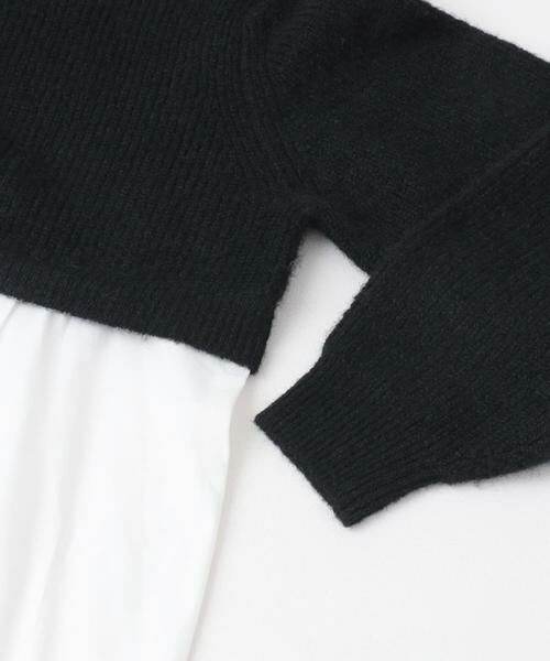 URBAN RESEARCH ROSSO / アーバンリサーチ ロッソ ニット・セーター | F by ROSSO　ドッキングチュニックニット | 詳細8