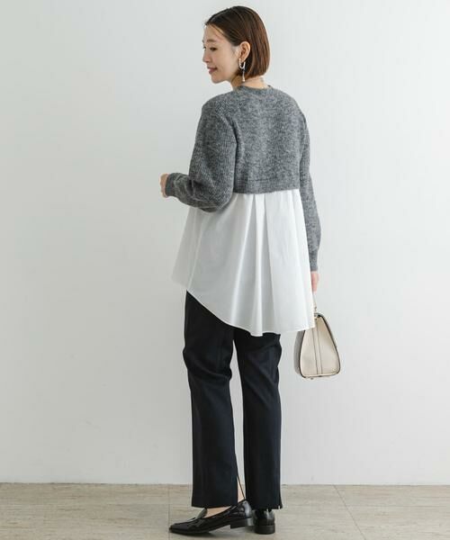 URBAN RESEARCH ROSSO / アーバンリサーチ ロッソ ニット・セーター | F by ROSSO　ドッキングチュニックニット | 詳細14