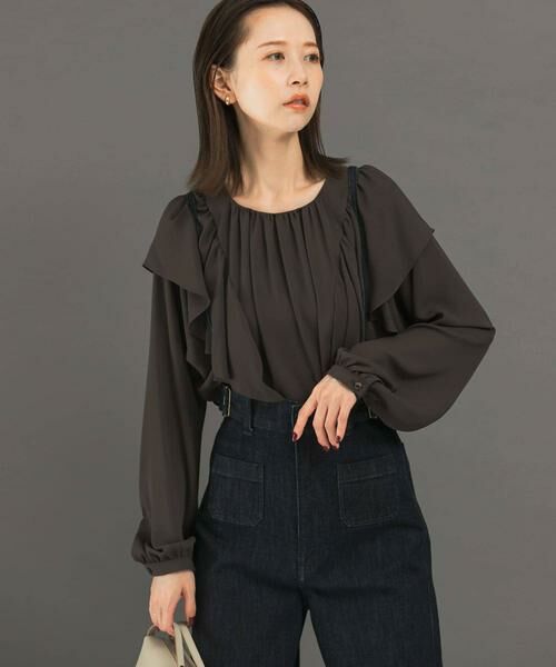 URBAN RESEARCH ROSSO / アーバンリサーチ ロッソ シャツ・ブラウス | フリルラッフルブラウス | 詳細3